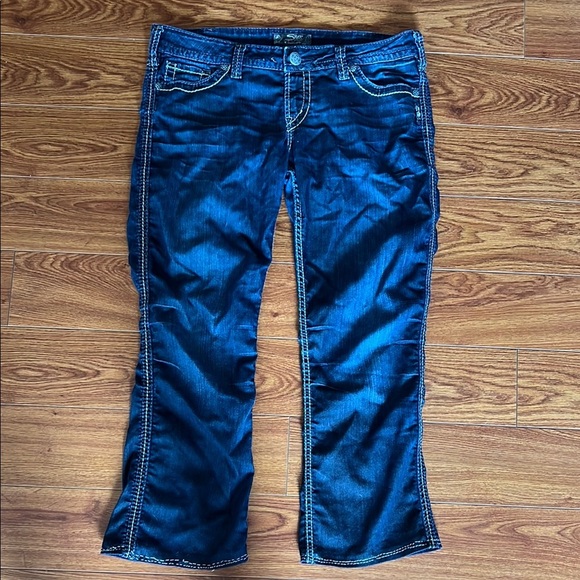 Silver Women's Frances 18” Blue Jeans - Picture 1 of 6